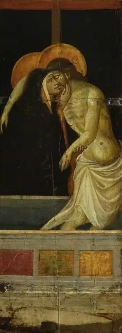 St Jerome and St Francis; reverse, Mary Magdalene embracing The Cross