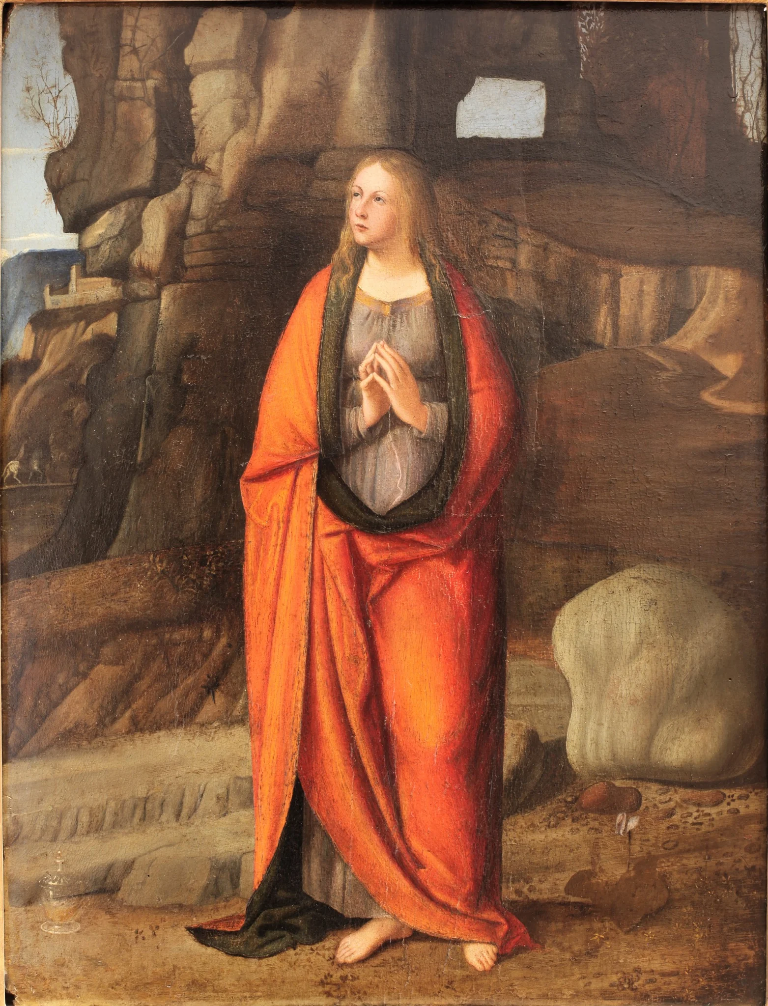 Penitent Mary Magdalene, by Marco Basaiti, wood, 1550