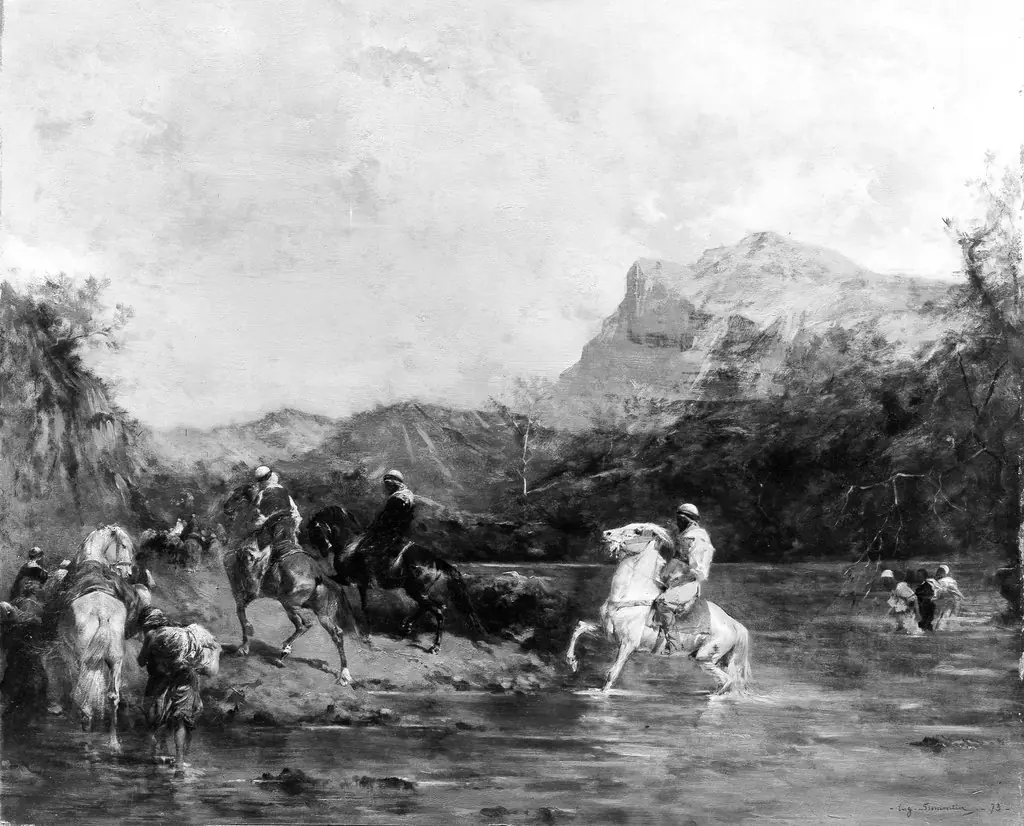 Arabs Crossing a Ford