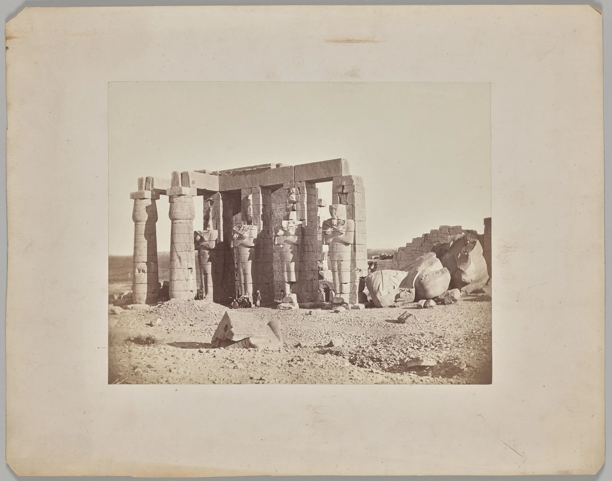 Fallen Statue at the Ramasseum, Thebes