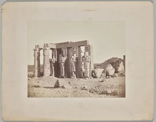 Fallen Statue at the Ramasseum, Thebes
