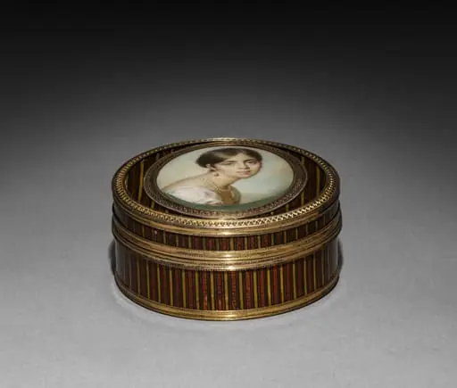 Snuff Box with a Portrait of a Young Woman