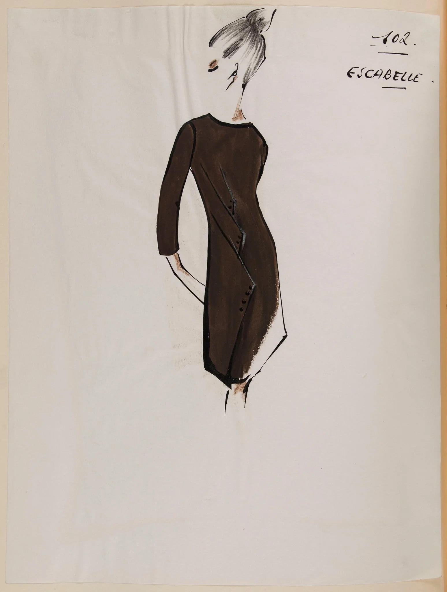 Escabelle, by Carven, 1963