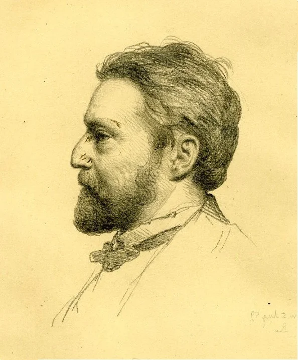 Portrait of August Riedel, by Rudolf Lehmann, unspecified, 1859