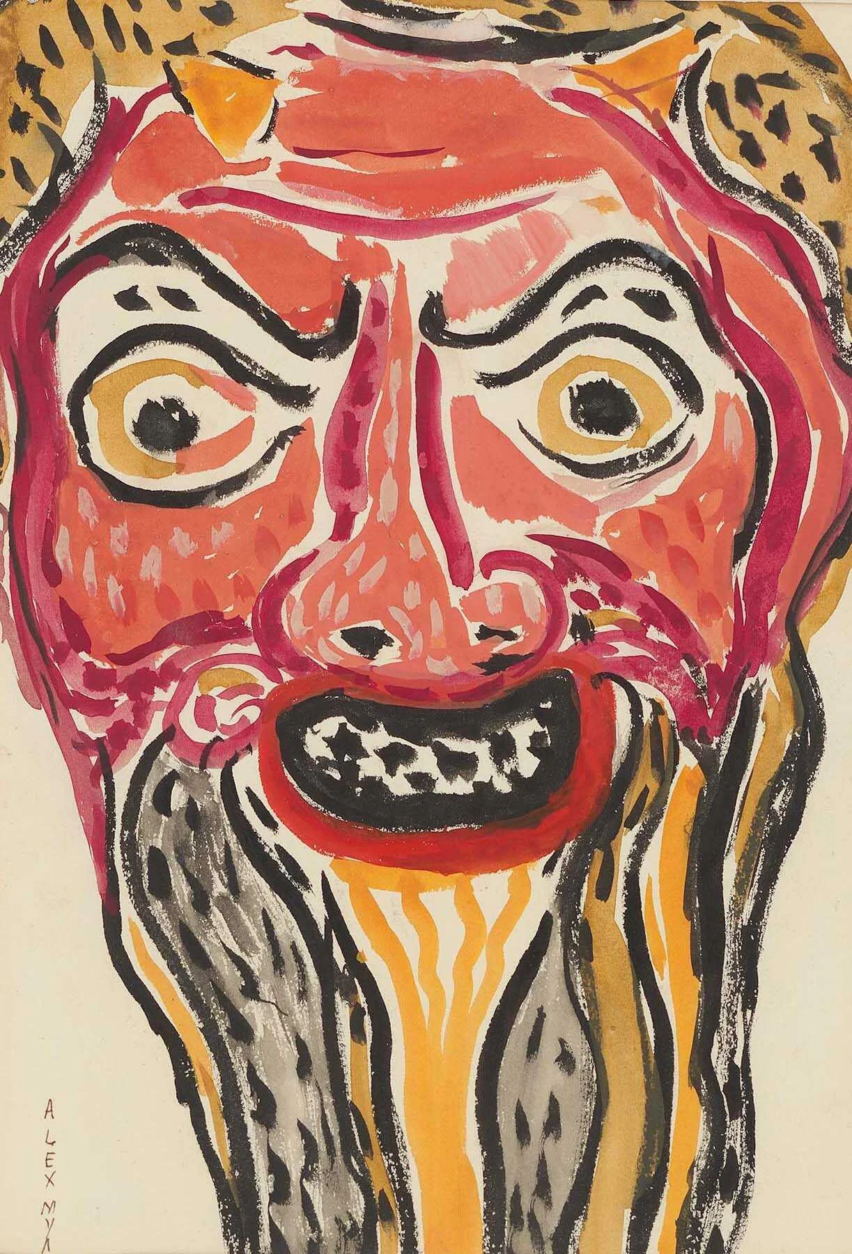 Μάσκα 4 - Άνδρας, by Alex Mylona, 1953