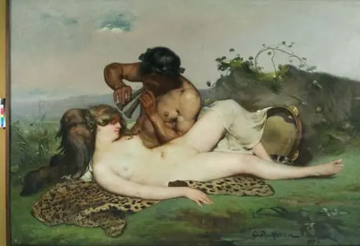 Bacantă și faun