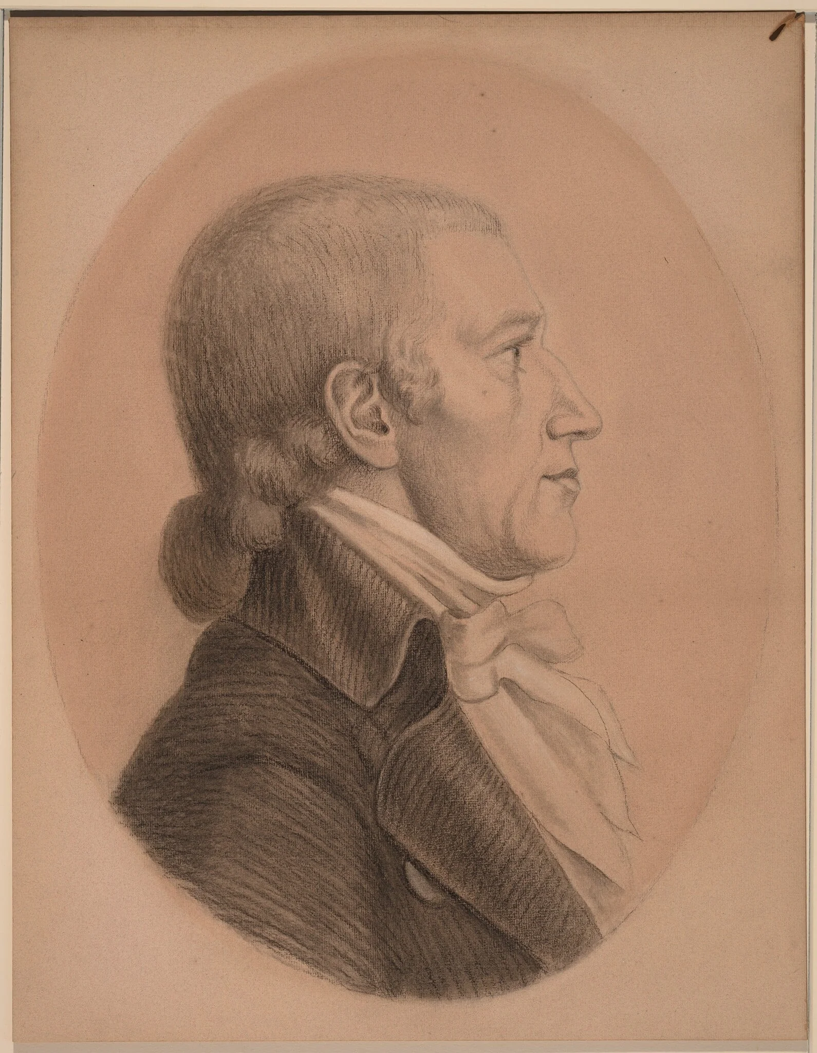 Daniel Kemper, by American 19th Century, chalk, 1801