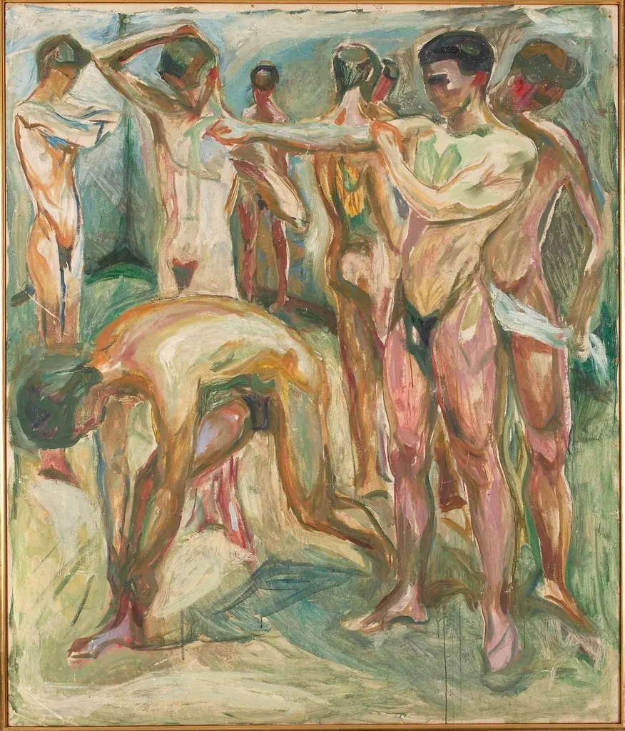 Naked Men in the Baths
