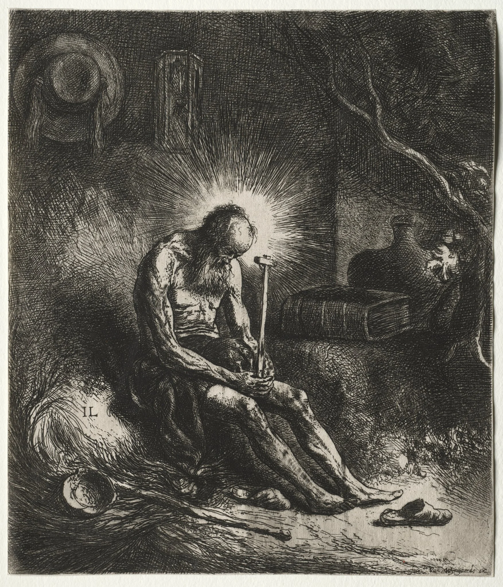 St. Jerome, by Jan Lievens, 1631