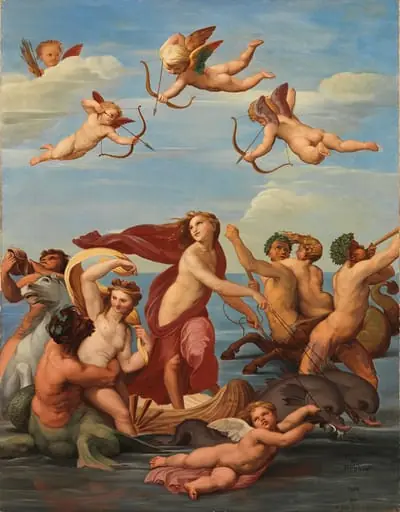 Galatean riemusaatto, kopio Rafaelin (Raffaello Sanzio) mukaan
