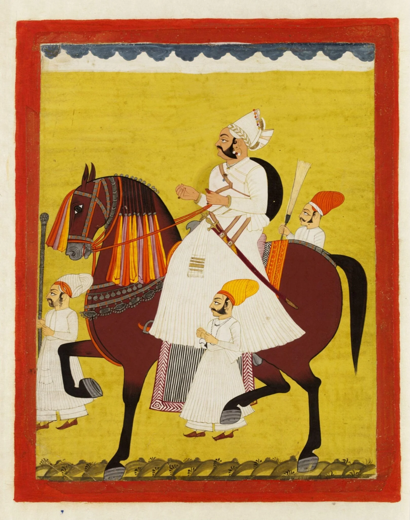 Thakur Kusal Singhji Champawat, by Unknown, paint, 1820