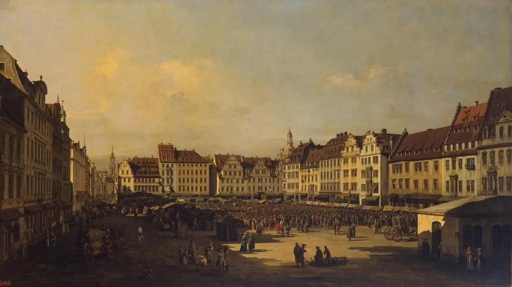 Old Market-Place in Dresden