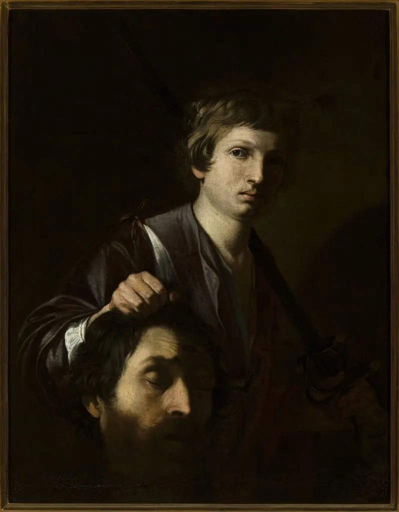 David with Goliath’s head