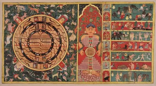 Diagrams of the Universe: The Two-and-a-Half Continents, the Universe in the Shape of a Person, and the Seven Levels of Hell