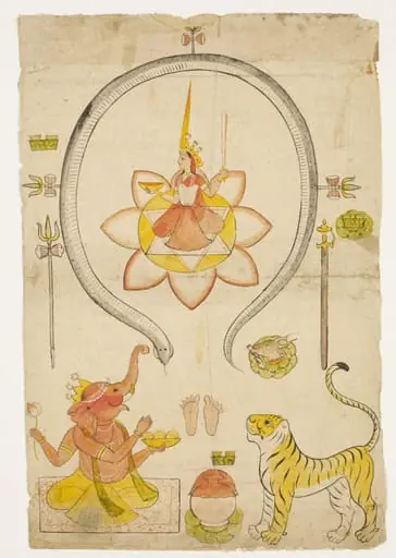 Durga and Ganesh