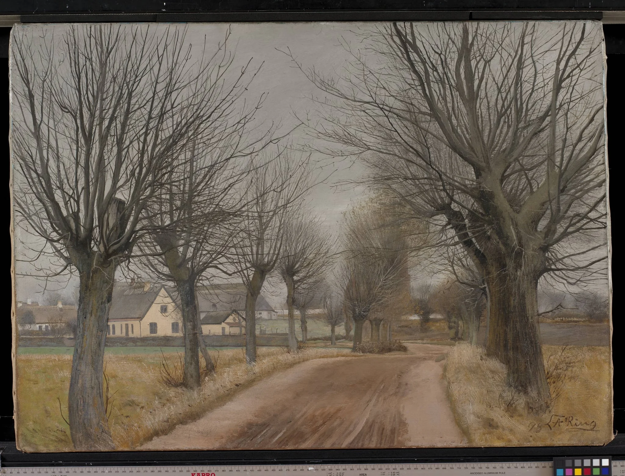 A Road near Vinderød, Zealand, by Unknown, 1898