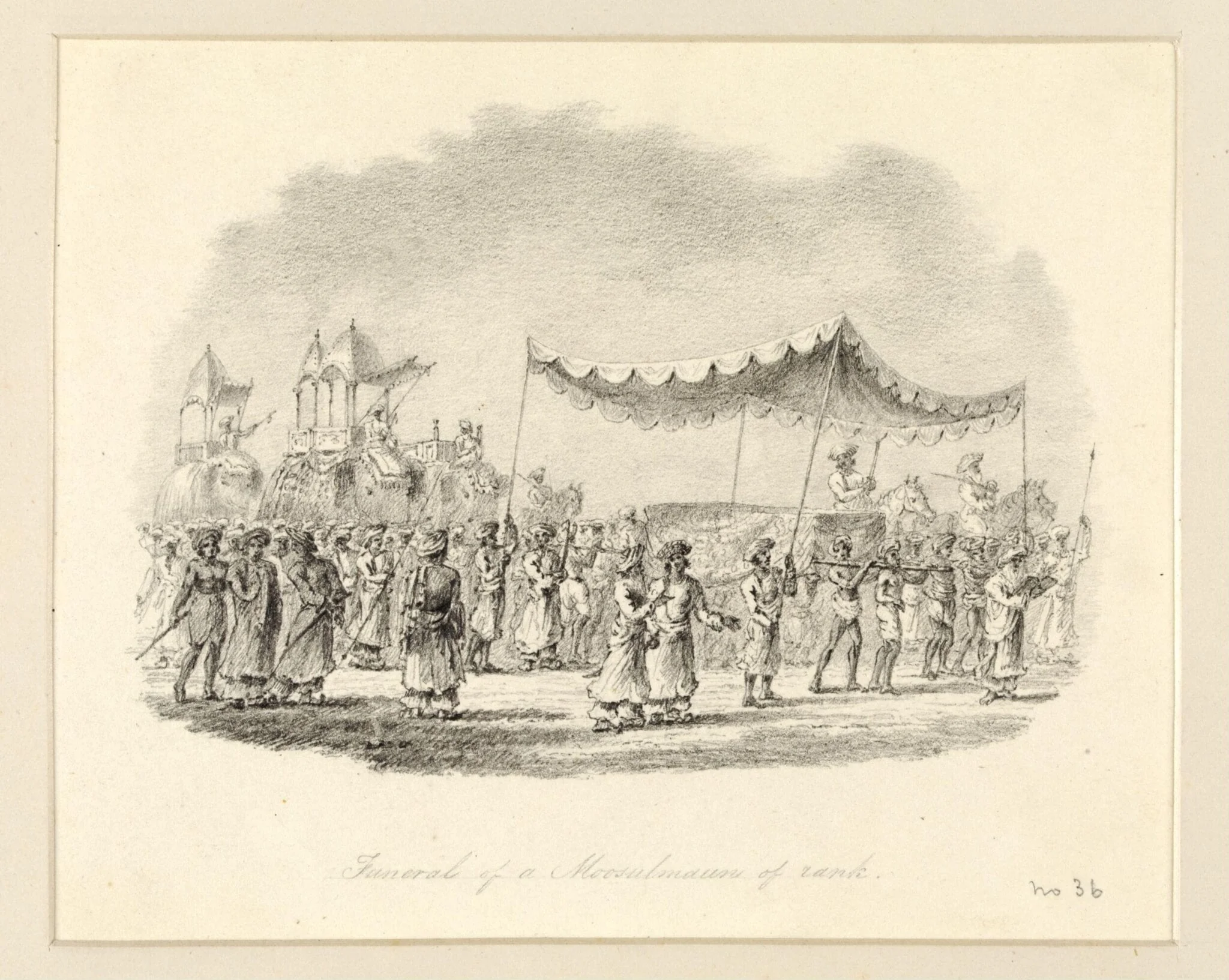 "Funeral of a Moosulmaun of rank".