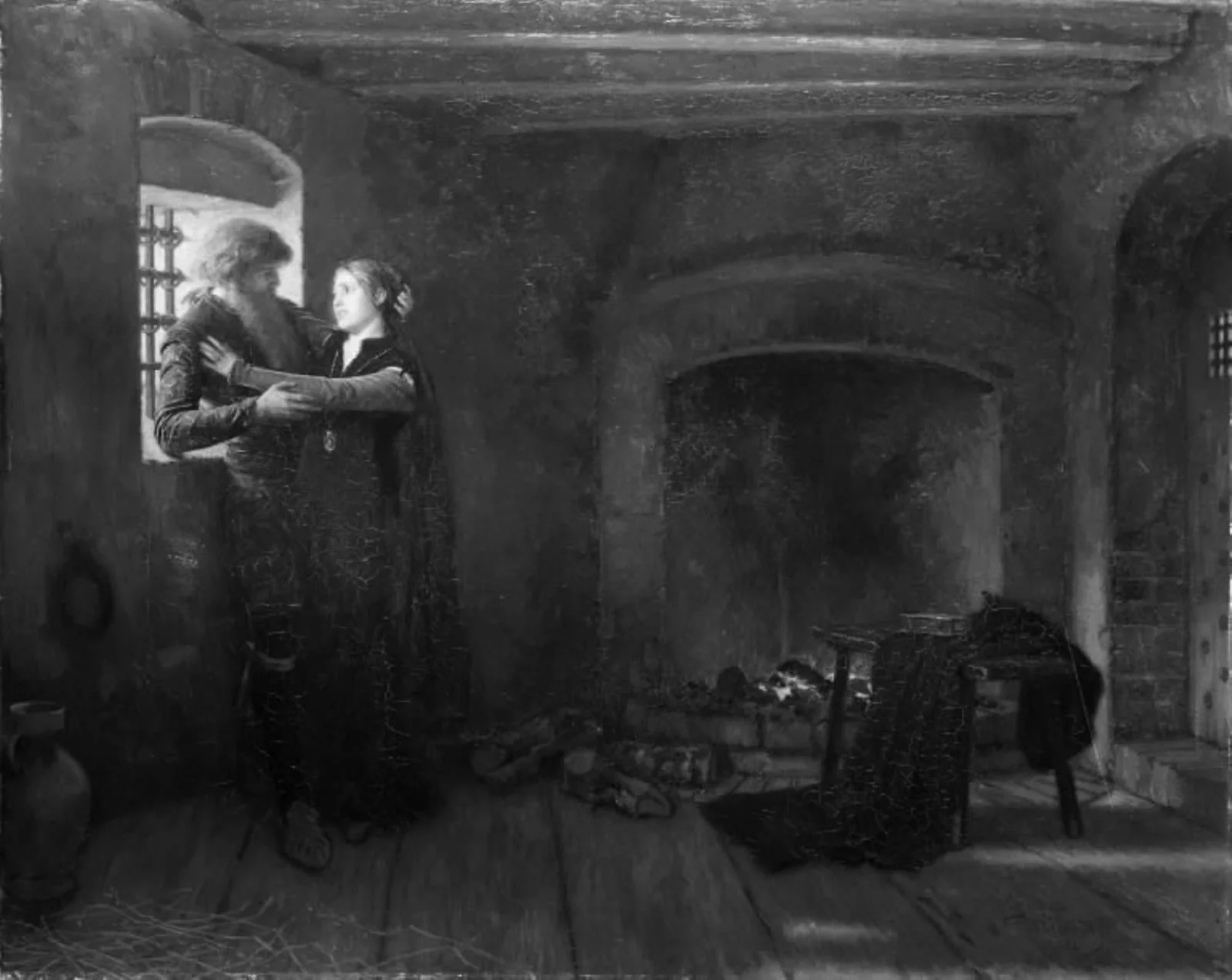The Visit of Karin Månsdotter to Eric XIV, by Unknown, 1881