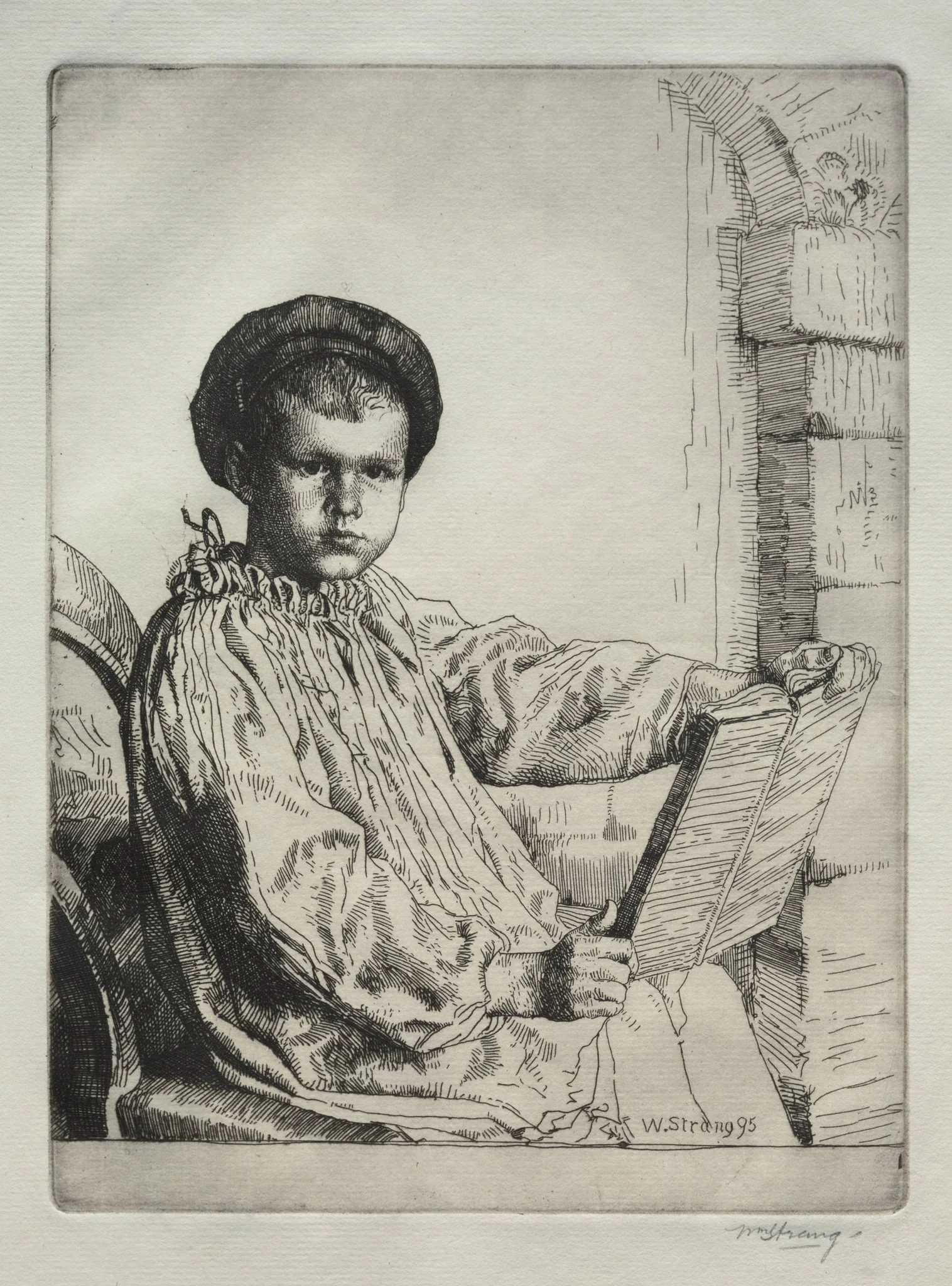 David R. Strang, by William Strang, 1895