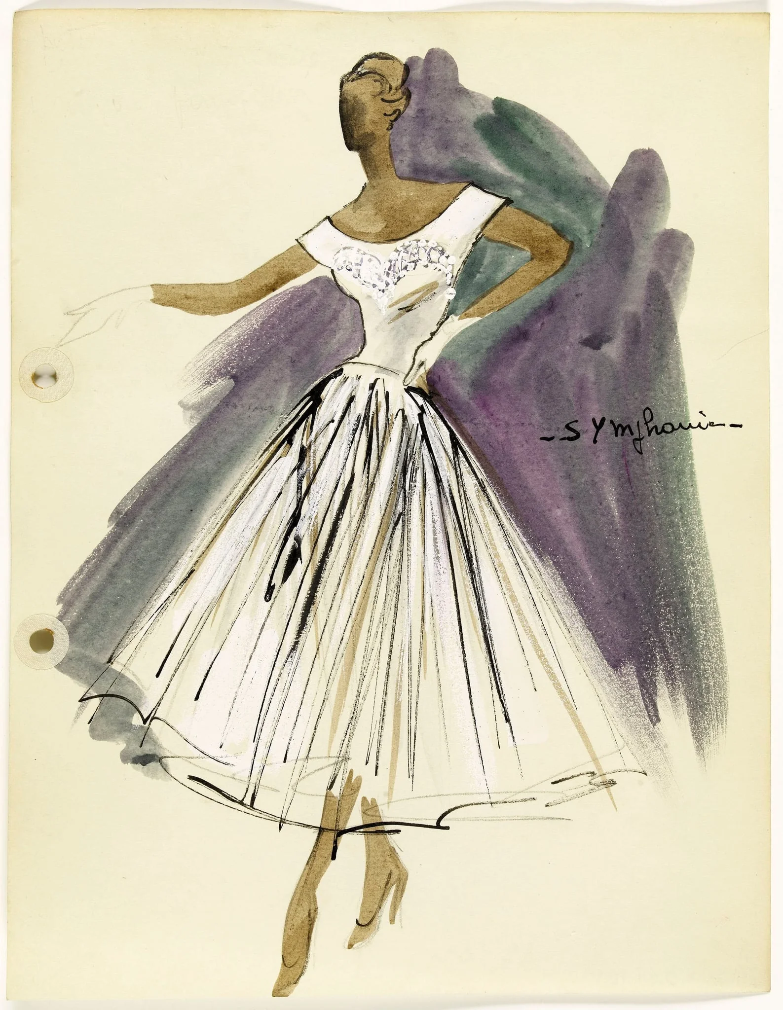 'Symphonie', by Marie-Louise Carven, 1951