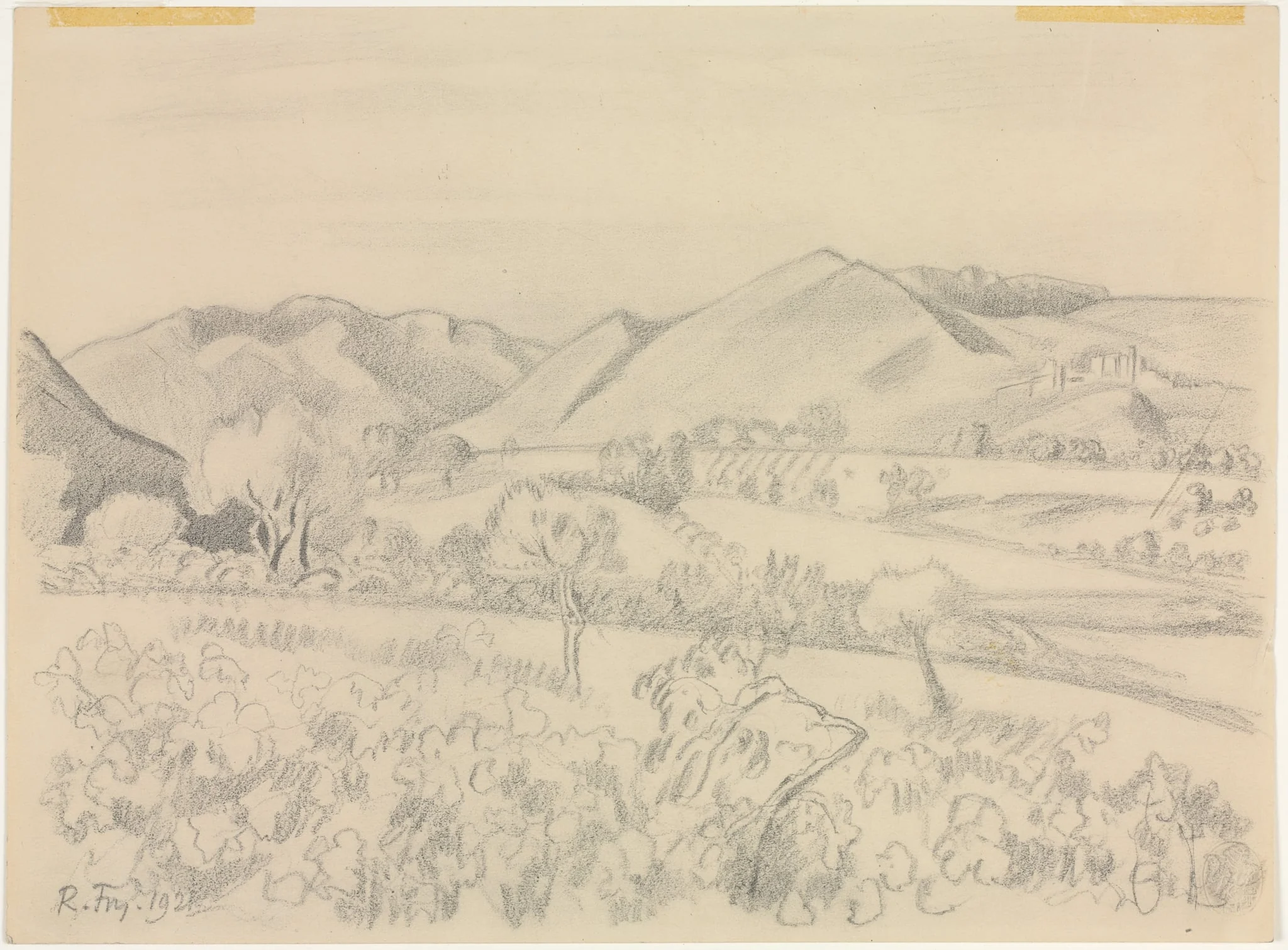 Landscape, by Roger Fry, 1921