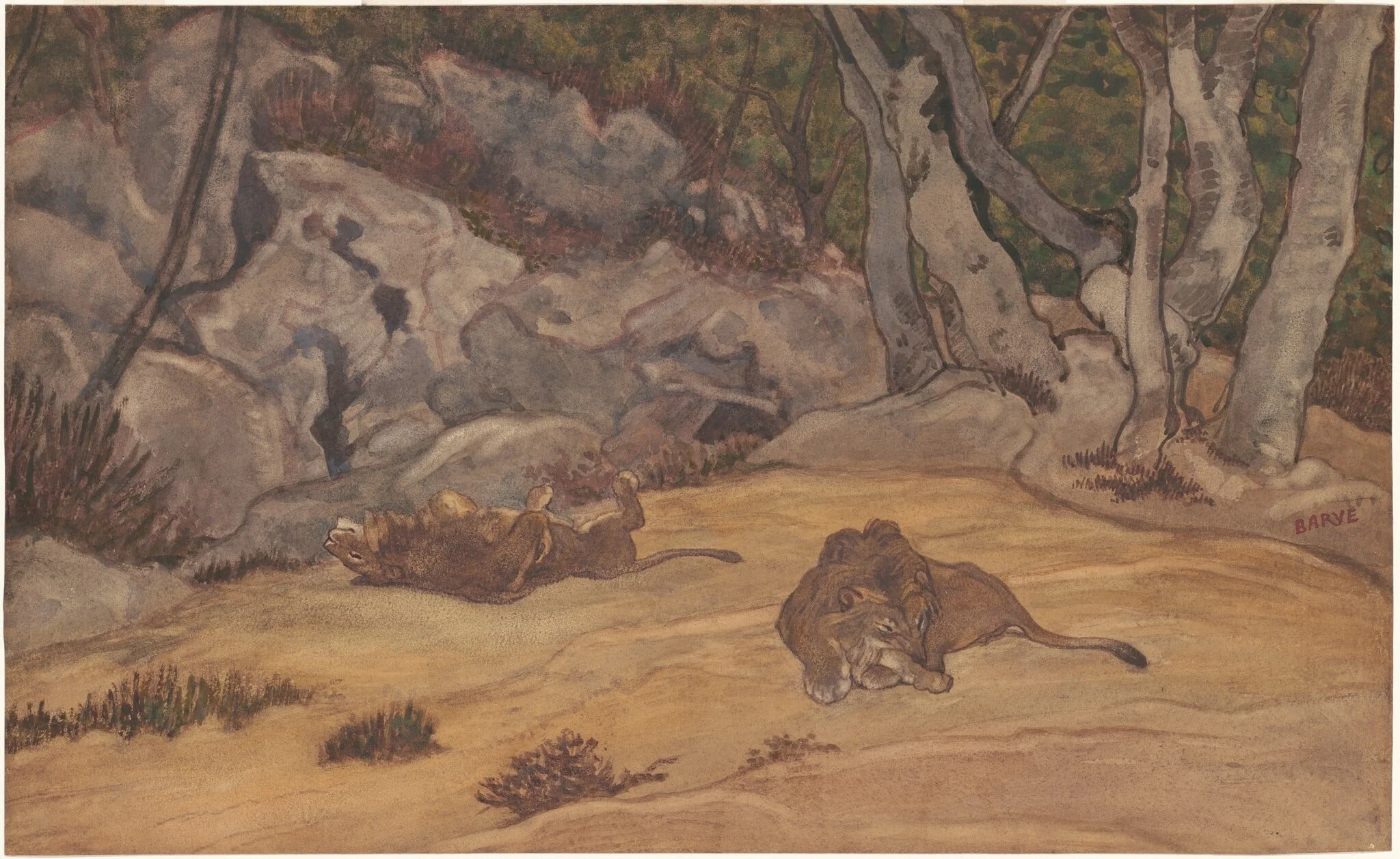 Sleeping Lions