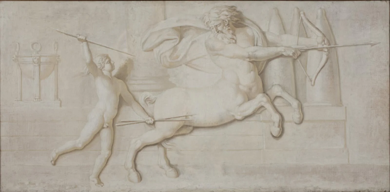 Achilles and the Centaur Cheiron