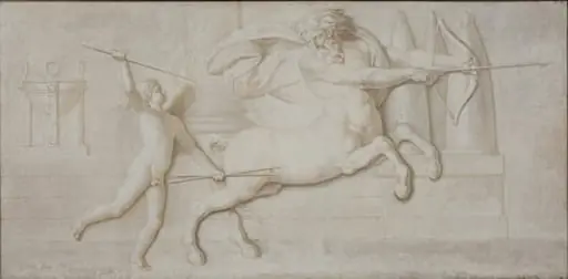 Achilles and the Centaur Cheiron