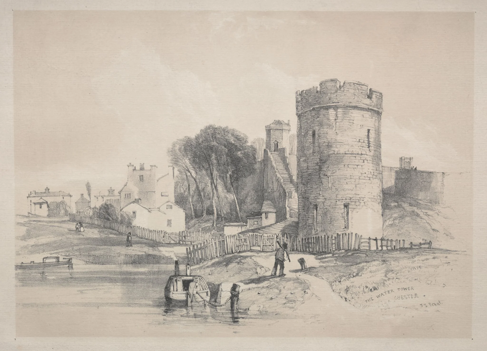 The Water Tower, Chester, by John Skinner Prout