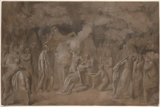 Death of Iphigenia (?)