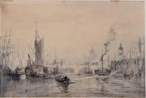 London Bridge with Boats