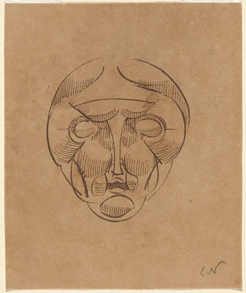 Untitled, by Elie Nadelman, ink, 1906