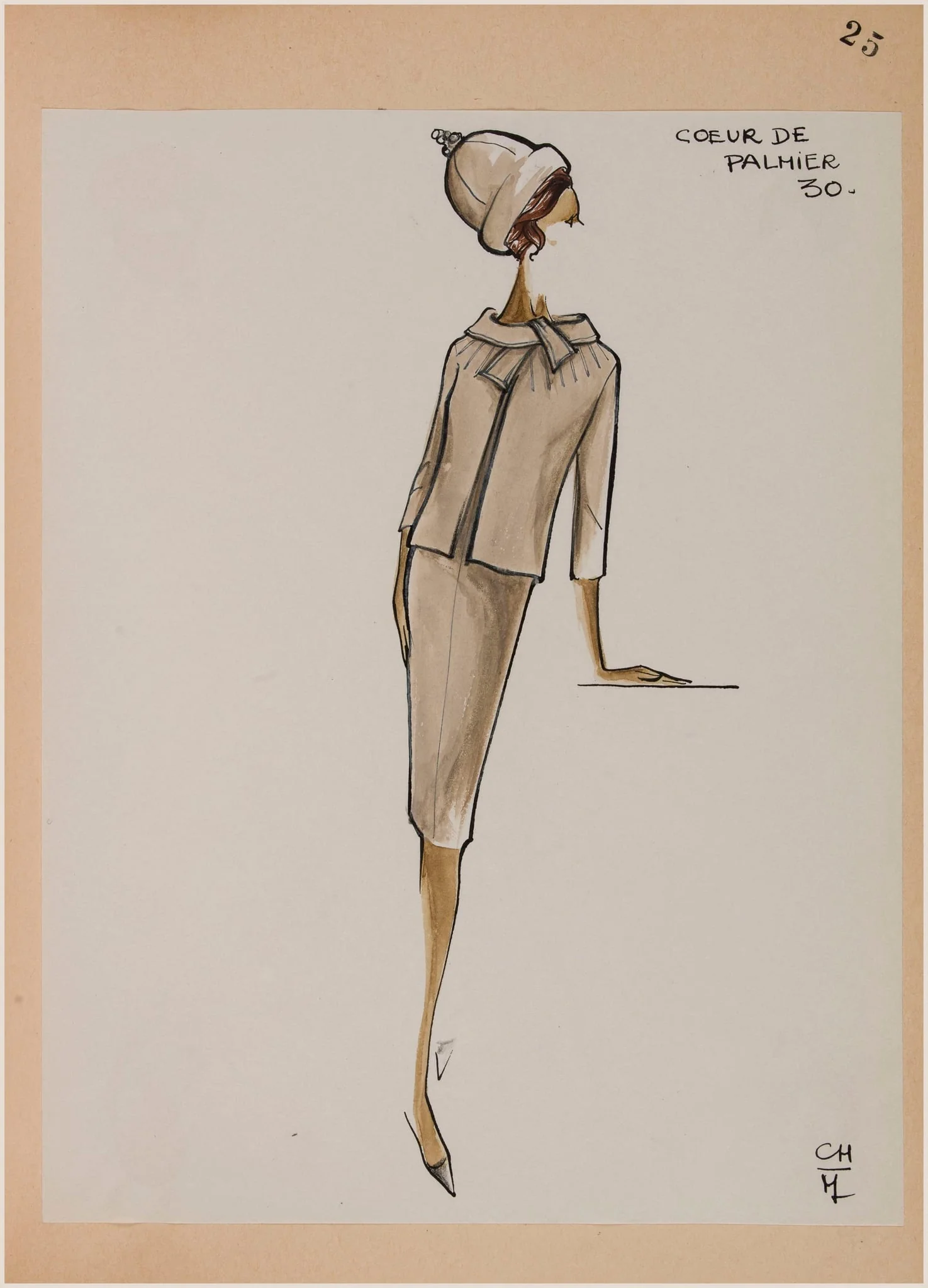 Coeur de palmier, by Carven, 1963