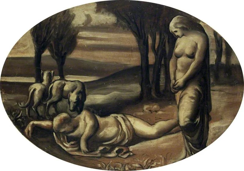 Pyramus and Thisbe (decorative panel)