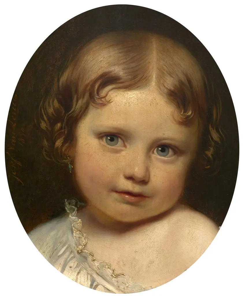 Madame Valentine De Give-LeDelier as a Child