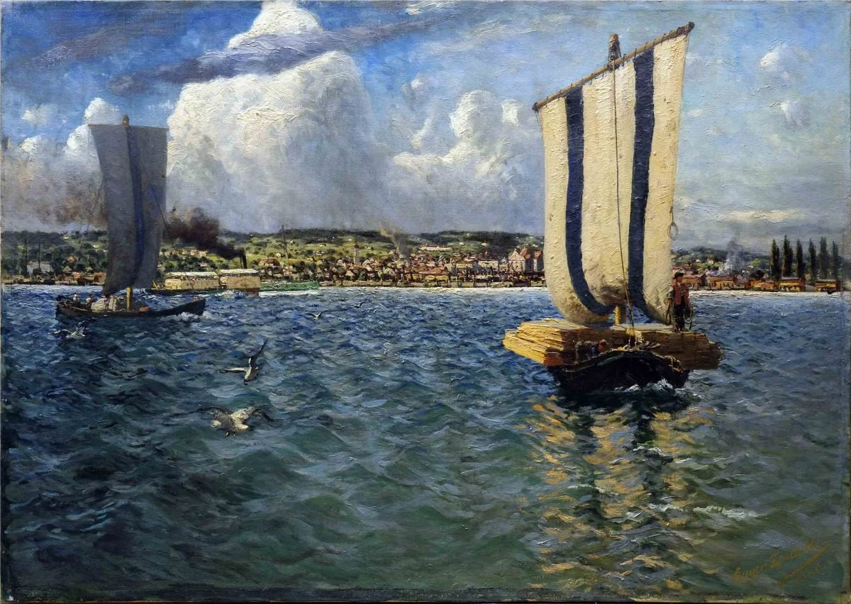 Marină, by Eugen Zardetti, unspecified