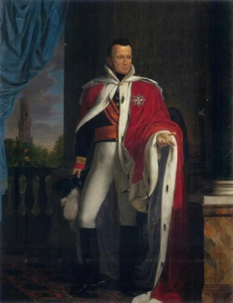 Portrait of king Willem I (1772-1843)