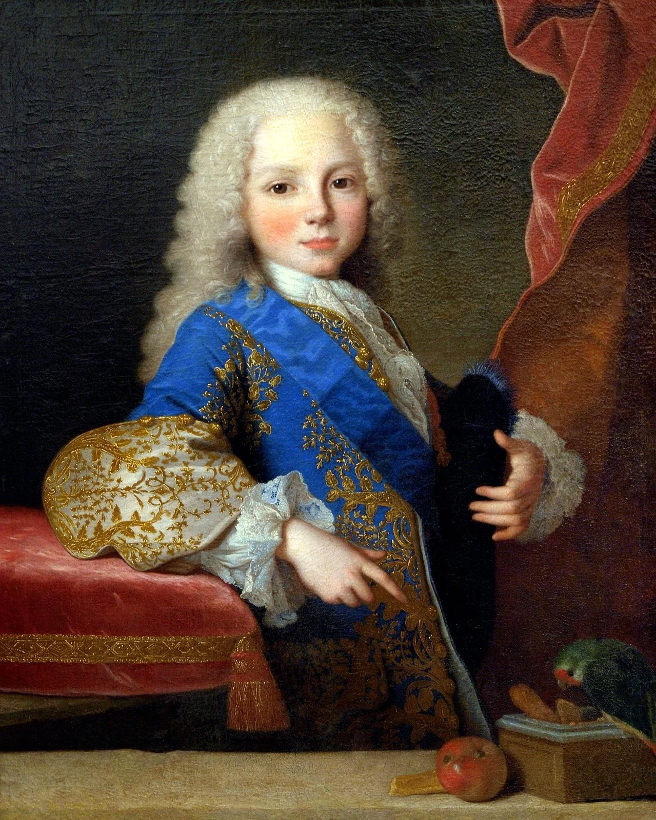 The Infant Philip of Bourbon, future Duke of Parma, Piacenza and Guastalla, in his childhood