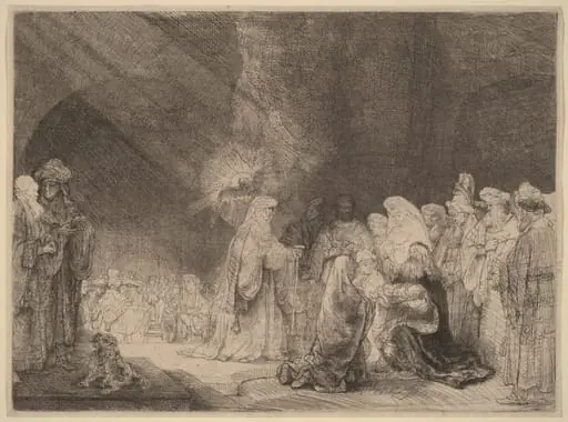 The Presentation in the Temple: Oblong Print