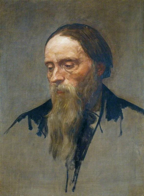 Sir Edward Coley Burne-Jones (1833–1898), by Alphonse Legros, oil, 1890