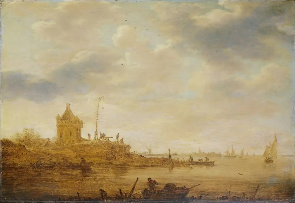 River view with sentry post