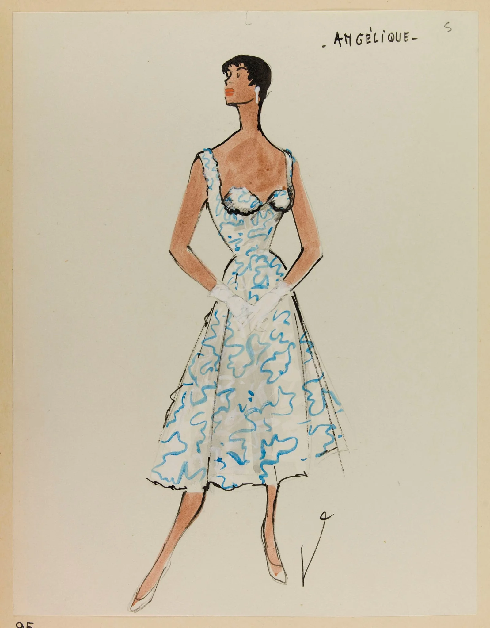 Angélique, by Marie-Louise Carven, 1953