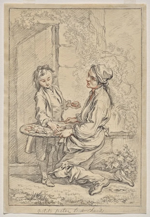 Pastries, Talmouses, All Hot, by François Boucher, 1737