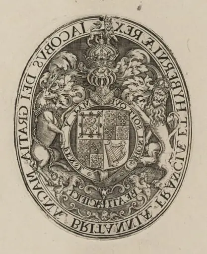 Shield of James I [bottom half]