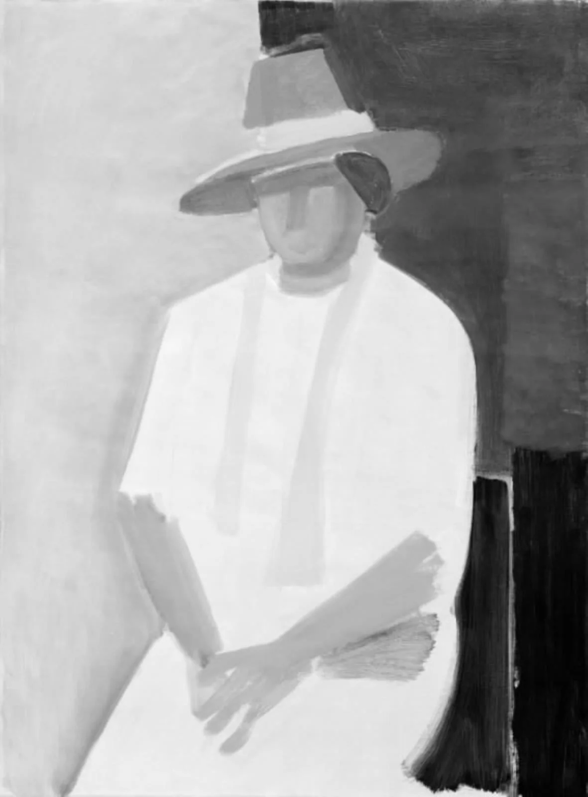 Portrait of Yrsa in a Pink Dress, by Unknown, unspecified, 1940