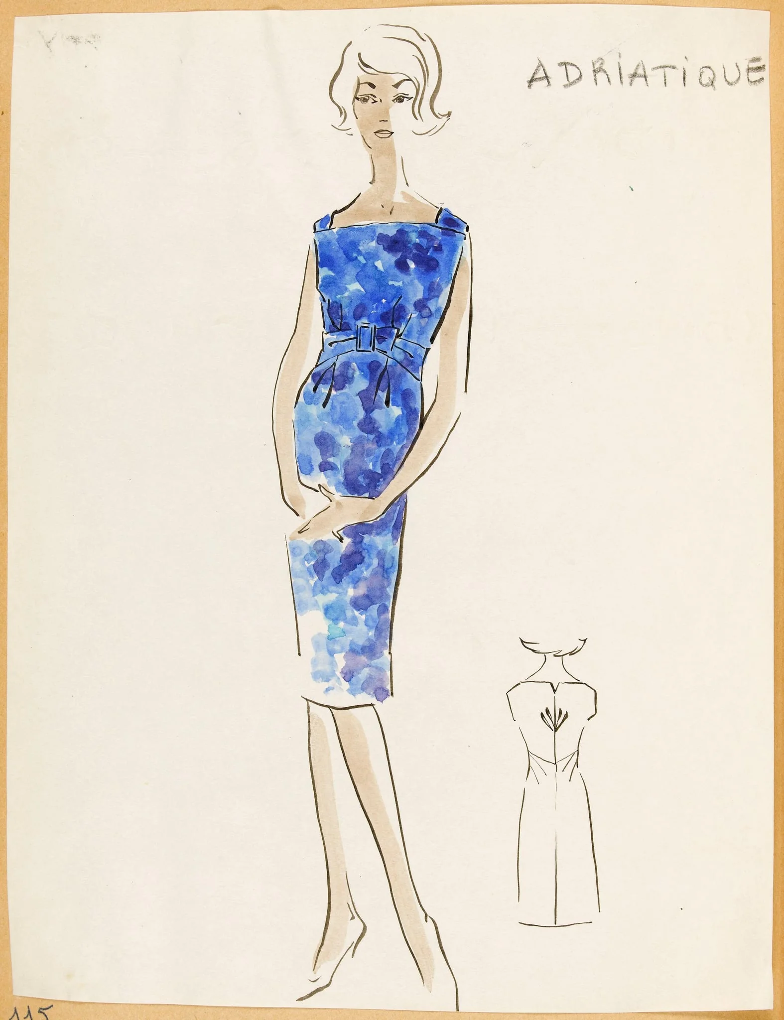 Adriatique, by Carven, 1957