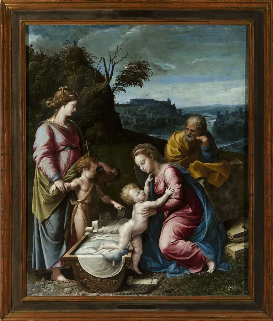 Holy Family with St. John the Baptist and St. Catherine of Alexandria