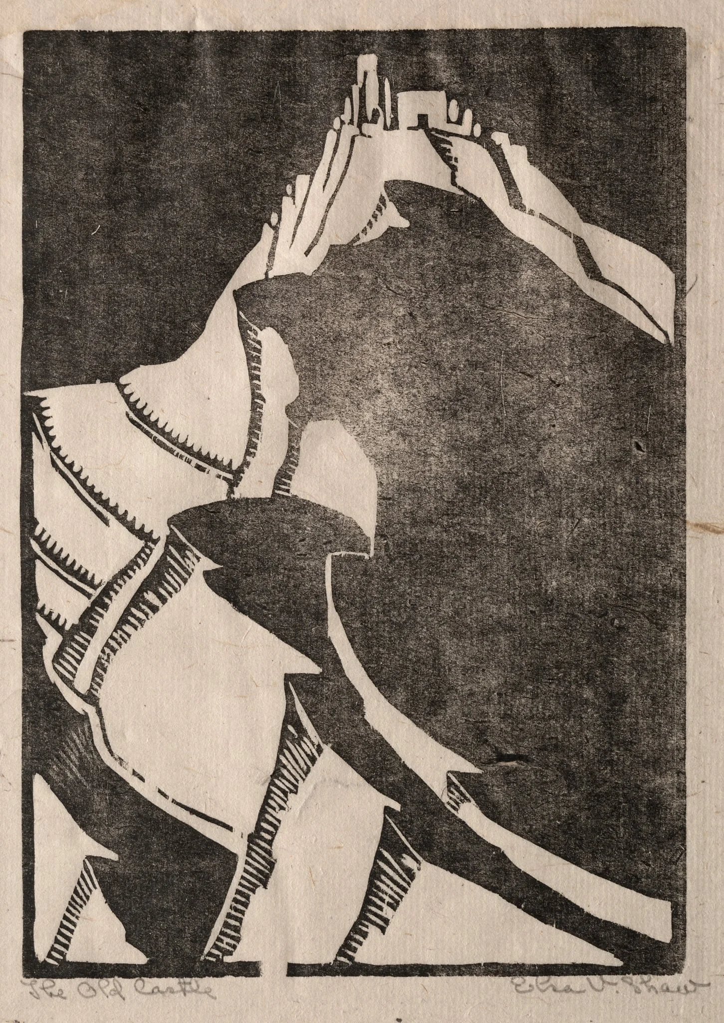The Old Castle, by Elsa Vick Shaw, 1941