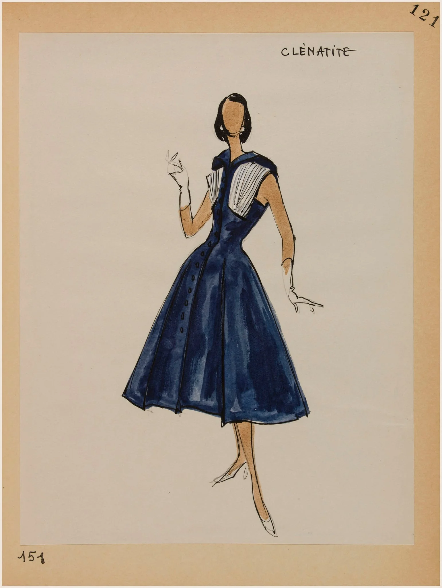 Clématite, by Marie-Louise Carven, 1956
