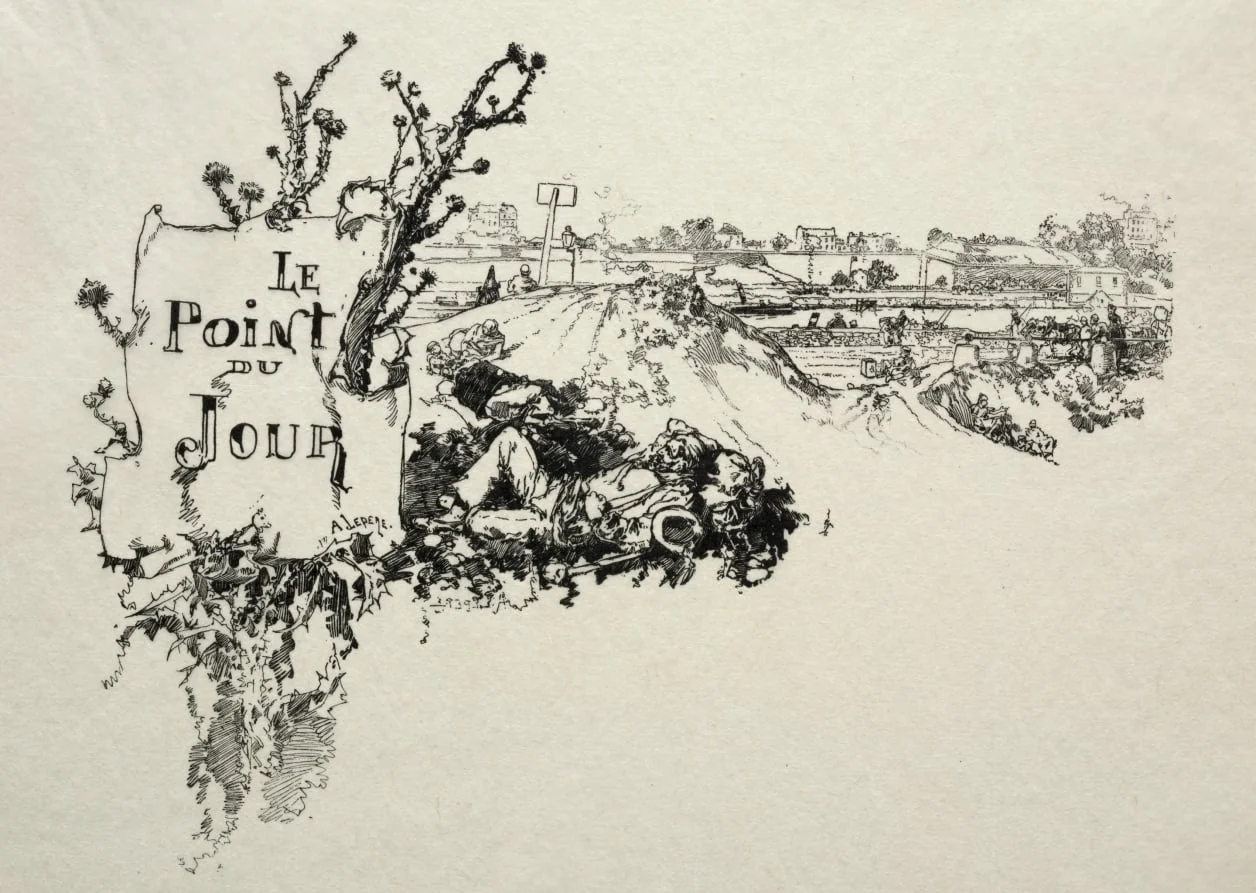 Le Point-du-Jour, by Auguste Lepère, 1886